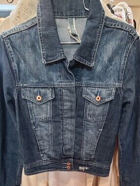 TRF by ZARA Classic Dark Wash Denim Jacket
